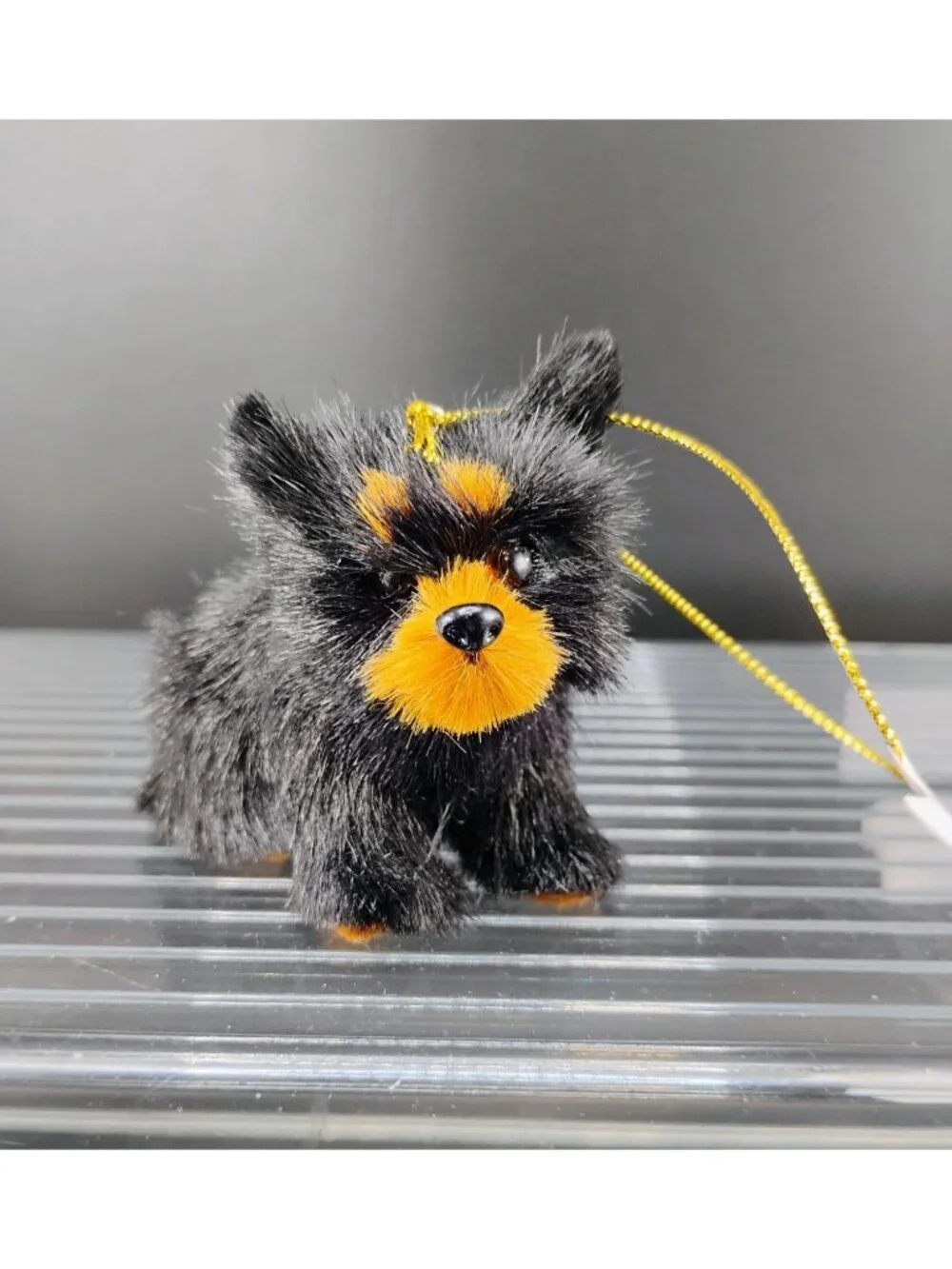 Miniature Wondershop Yorkshire Terrier Ornament Indoor Decor